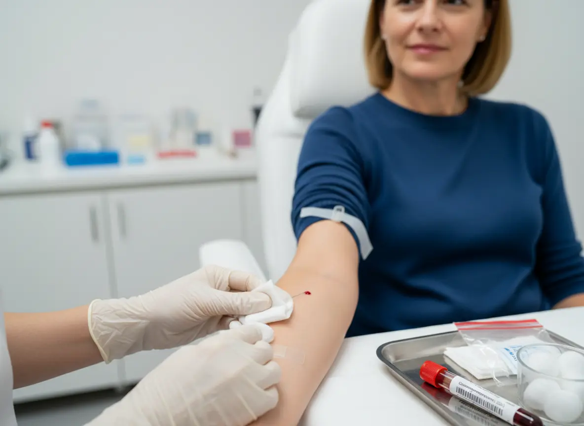 Blood analysis to support personalised IV therapy