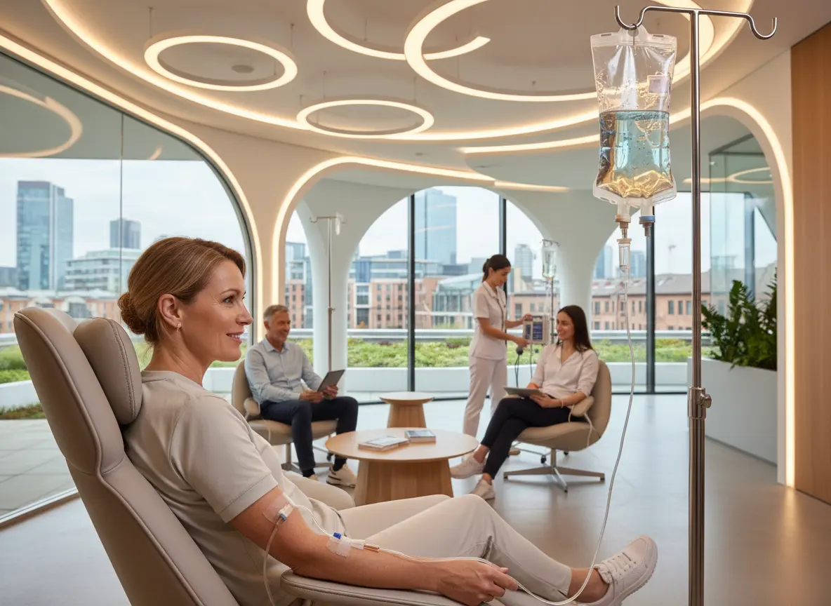 Skin brightening IV drip treatment at IV Drips Birmingham clinic