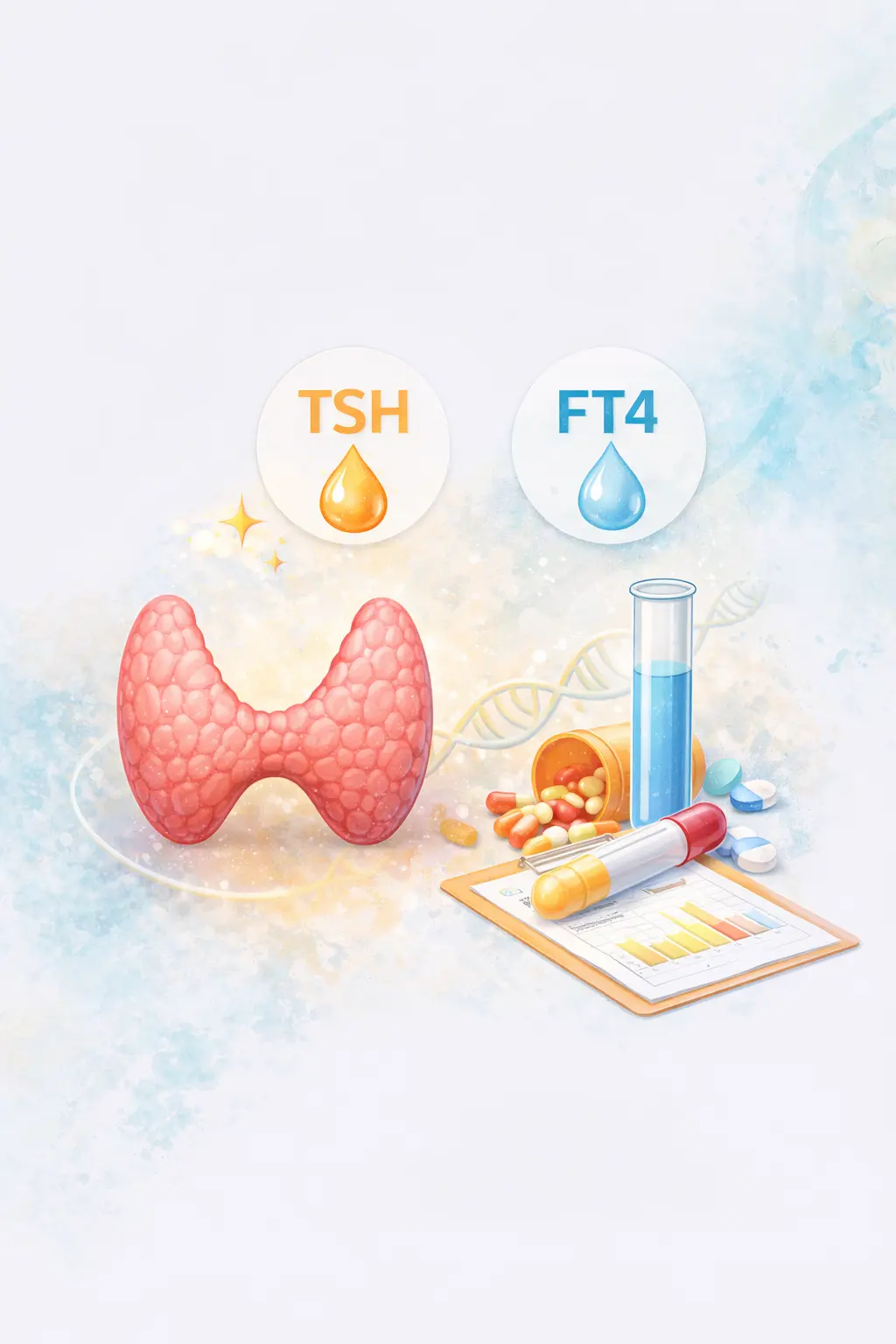 Thyroid screening blood test report