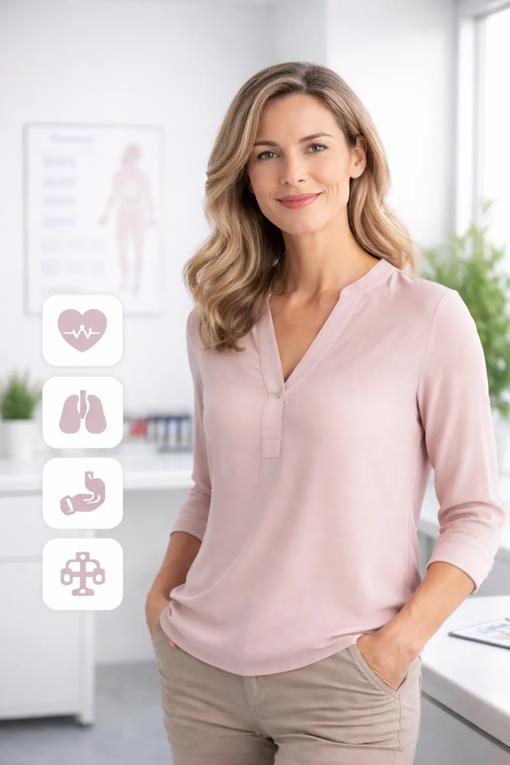 Well woman blood test sample in Birmingham clinic